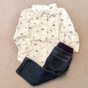 Gymboree Boys Shirt & Jeans NEW